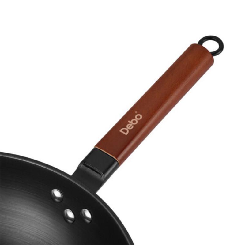 Debo 32cm Eisenpfanne mit Deckel