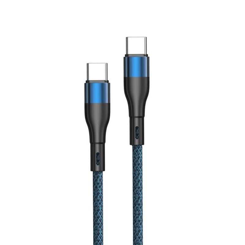 

USB C To Type C Cable 66W Fast Mobile Phone Charging Cord Braided Extension Cable for Laptop/Tablet/Phone 0.25/1m