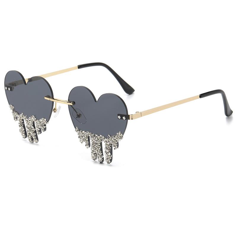 

Fancy Womens Heartshaped Polarized Sunglasses Summer Outdoor Sun Uv Protection StyleA