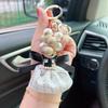 Stylish Dress Keychain With Pearl Grape Pendant Perfect For Occasions Various