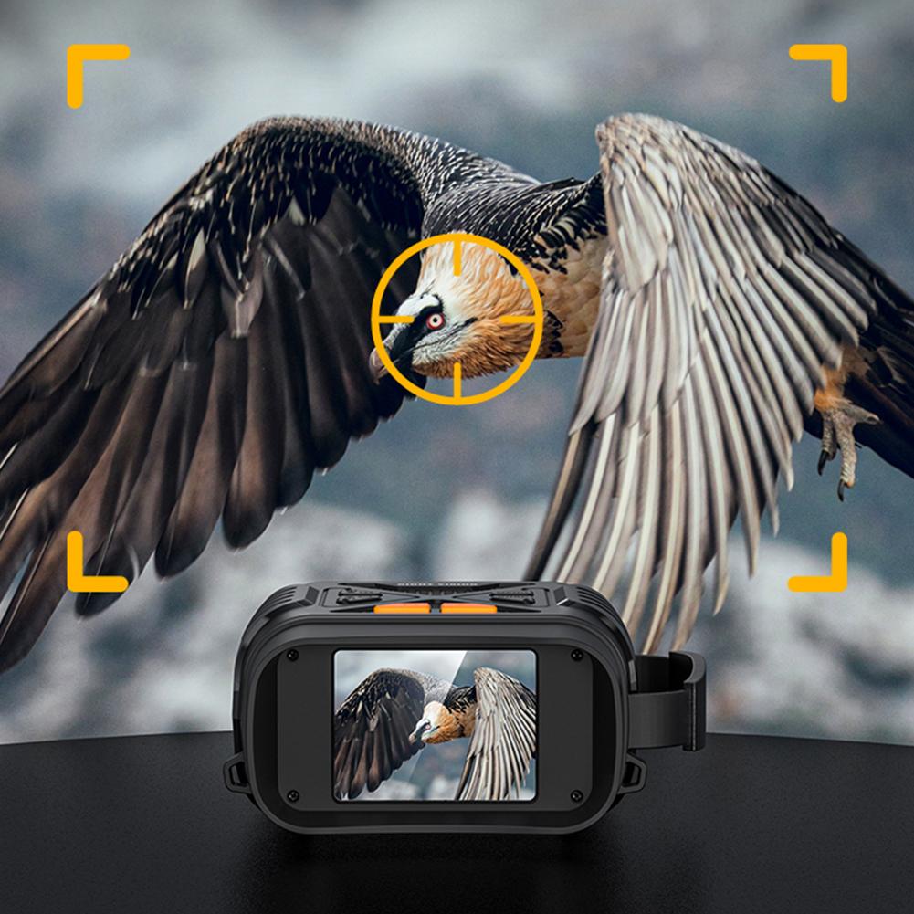 HD 1080P Infrared Binoculars 7 Gear Infrared 10 X Digital Zoom 2000mAh Rechargeable Battery for Saving Camping Photos and Videos