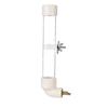 130ML Birds Water Dispenser Hangable Automatic Pet Birds Water Bottle Hanging Installation Transparent Visibility