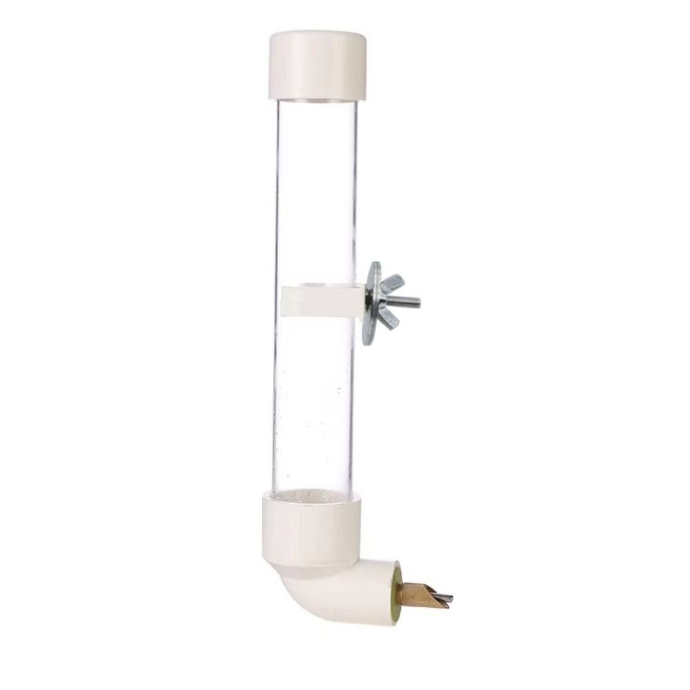 130ML Birds Water Dispenser Hangable Automatic Pet Birds Water Bottle Hanging Installation Transparent Visibility