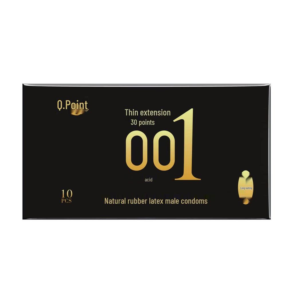 Prezerwatywy z wypustkami Q-point z ząbkami wilka do stymulacji łechtaczki - Długotrwałe bezpieczne zabawki seksualne dla dorosłych