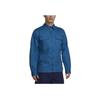 Nike Solid Color Button Workwear Casual Single-Breasted Polo Long Sleeve Shirt Men Shirts Industrial-Blue FQ0398-457