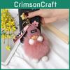 Luxurious Genuine Fox Fur Pom Pom Keychain Adorable Doll Charm For Bags And Gifts