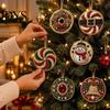 DIY Charms with Faux Pearls 6Pcs/Set Christmas Ornaments Pearl Art Kit, Hanging Decorations Craft Kit Creative Weekend Activity Round Pearls, Holiday