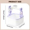 Bird Perch Parrot Stand,Feeding Cups Playgrounds Portable Playing Parrots Poop Stand Exercise for