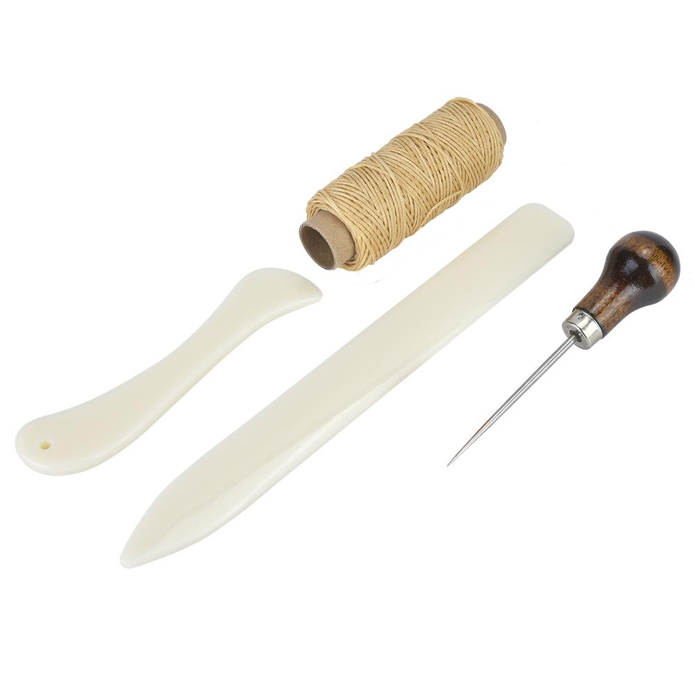 

Practical Leather DIY Craft Stitching Poking Needle Sewing Working Hand Tool Kit