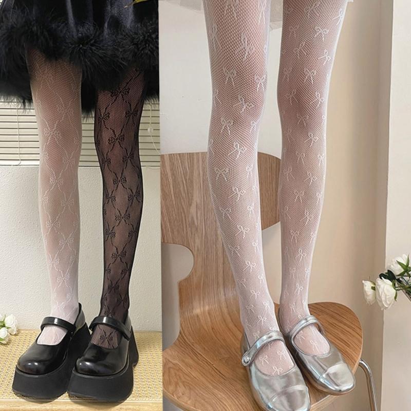 Patterned Fishnet Stockings Leggings,Highs Waist Tights Stockings for Women,Fishnets Thigh Highs Stockings Pantyhose