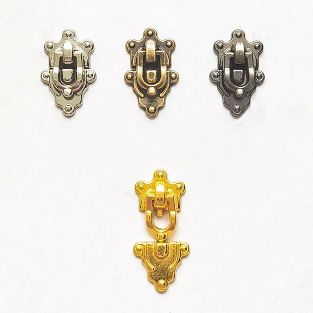 5pcs Mini DIY Manual 4 Colors Doll Suitcase Buckle High Quality Doll Bags Parts  Doll Accessories