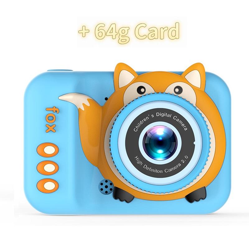 New Instant Children's Print Camera StrapLittle SLR Children's Camera Cartoon HD Dual Camera Digital Camera