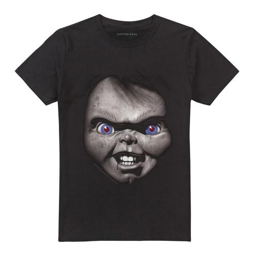 Chucky Unisex Adult Good Guys Face T-Shirt