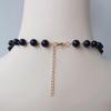 Bow Water Drop Pearl Retro Choker Necklace for Lolita Girls