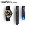 For Tag Heuer F1 Series 21.5MM BA0842 Silicone Rubber Bracelet Watch Band Strap Wristband For CAZ1010 CAZ1011 CAZ1014 WAZ2014 Watch Band