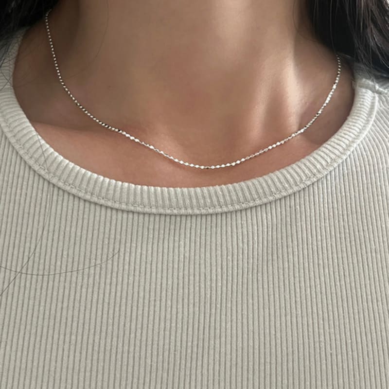 revedej silver925 ball chain necklace