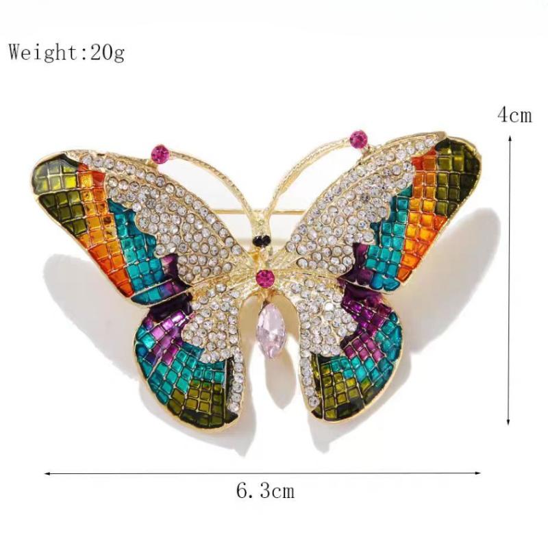 Elegant Butterfly Brooch- Luxurious Pin for Women, Perfect for Daily Wear & Parties