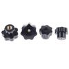 Plastic M4/M5/M6/M8 Female Thread Seven Star Shaped Head Clamping Nuts Knob