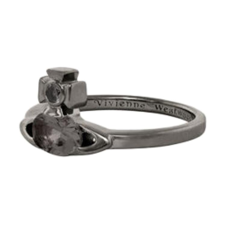 

Жіноча каблучка Vivienne Westwood Сфера Рутенієво-сірий 6404017E-01S246 Basic Packaging-Dust Bag+Box,M