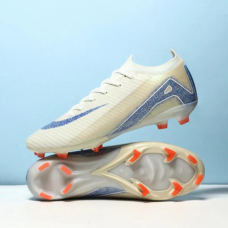 Men Professional Soccer Shoes Unisex Wholesale Women Training Football Boots Ultralight Breathable Drop Shipping Indoor Futsal