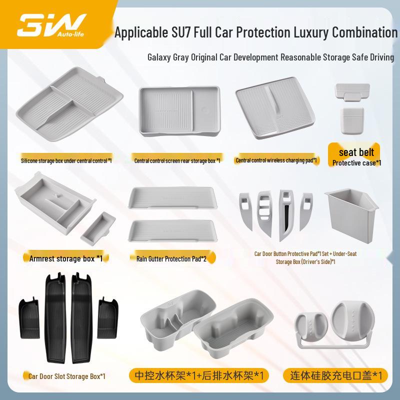 3W Xiaomi YU7/SU7/Ultra Center Console Armrest Storage Box