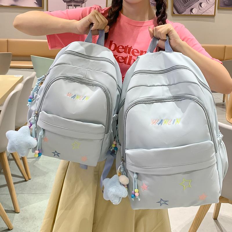 

Schoolbags Children Elementary School Girls Junior High School Students High Looking Ins College Students Small Backpack