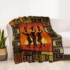 African Style Blanket Durable Comfort Perfect for Couch Chair Seaside Four Seasons Multipurpose Digital Print Gift for Travel Home Birthdays