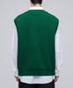 Musinsa Standard Oversized V-Neck Knit Vest [Jolly Green]