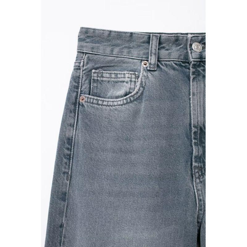 Kaslead New Arrival Women's Clothing Fashion Style Fashion All-Match High Waist Wide Leg Denim 6045022