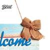 Retro Wooden Sign Welcome Decorative Sign Mediterranean Style Long-lasting Door Decoration Wall Mounted
