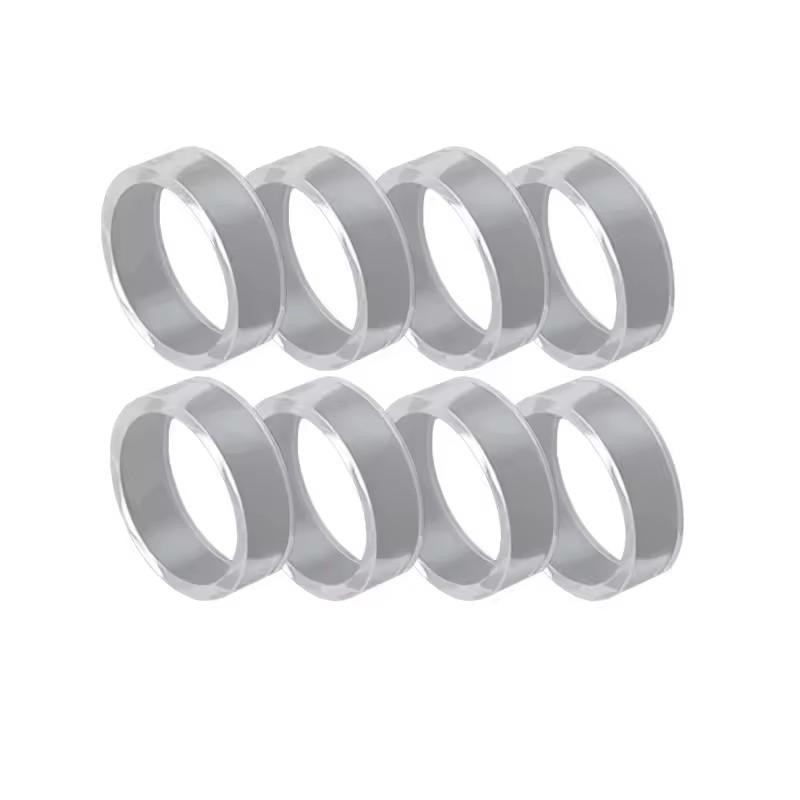 12/8/4/2 Stück Joystick-Schutzhüllen Unsichtbarer Elastischer Gummi Anti-Verschleiß Schutzring Abdeckung für Steam Deck Rog Ally Spielzubehör