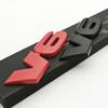3D Metal Car Styling V6 Engine Logo Front Grille Badge Rear Trunk Emblem Side Fender Sticker Car Body Auto Exterior Accessories