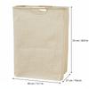 Foldable Cotton Linen Laundry Basket with Wooden Handles Waterproof Lining for Home Bedroom Bathroom Storage