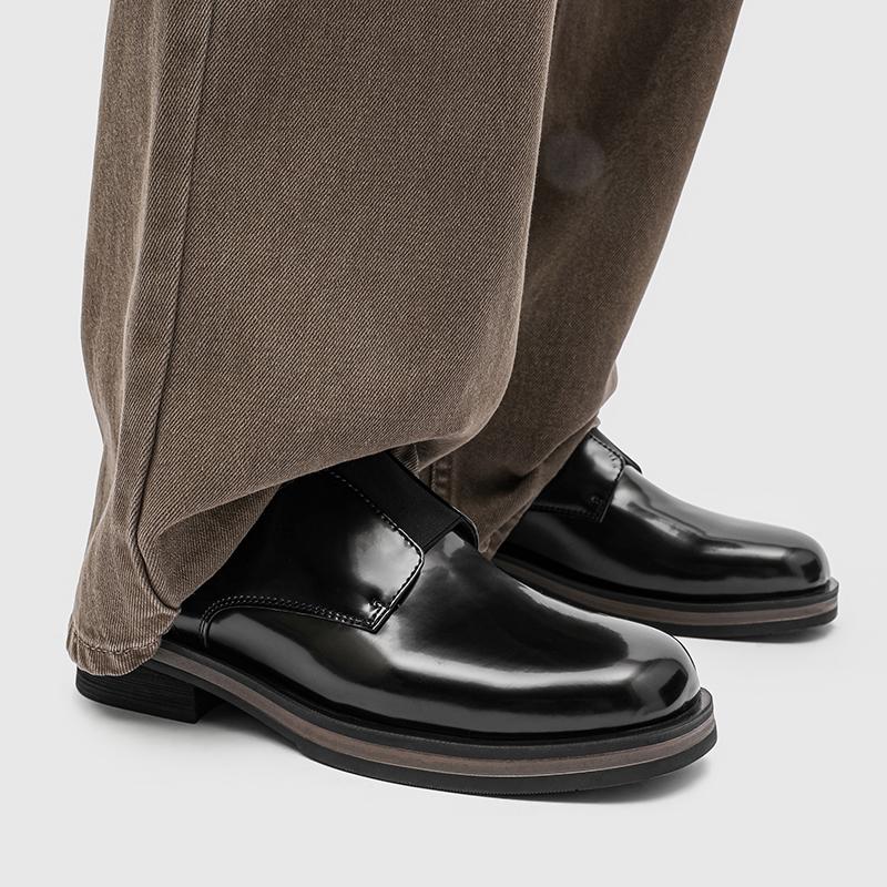 Fashion Popular Business Casual Leather Shoes Fashionable Korean Leather Shoes Brand Men's Versatile Commuting Quality Comfortable Shoes