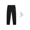Li Ning Sports Lifestyle Series Brand Logo Embroidered Letter Woven Casual Pants Women pants AKLW240-1