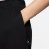 Nike Pantalones Cortos de Felpa Solo Swoosh Negro/Blanco Hombre Streetwear DV3055-010
