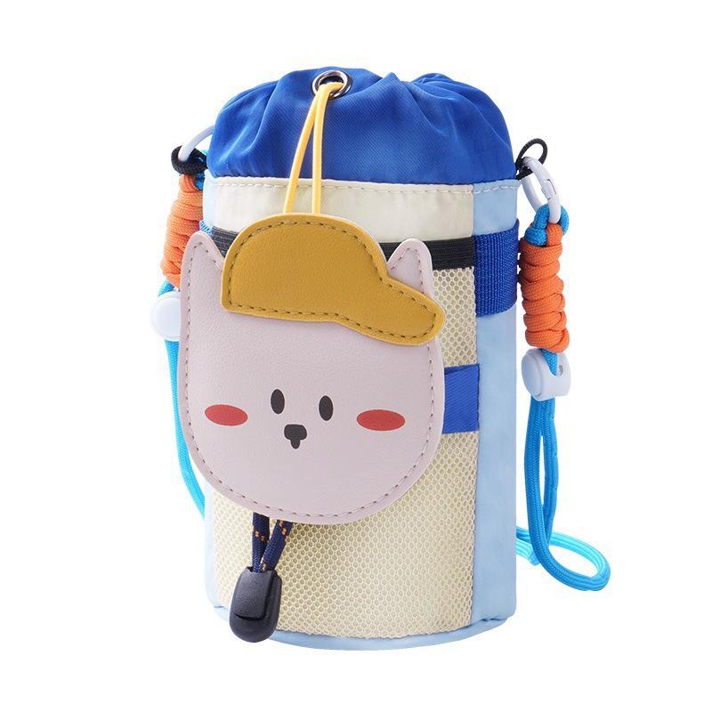Bicycle Water Bottle Cage Bag 1.4L Cycling Accessory Kids Adults Mountain Road Bike