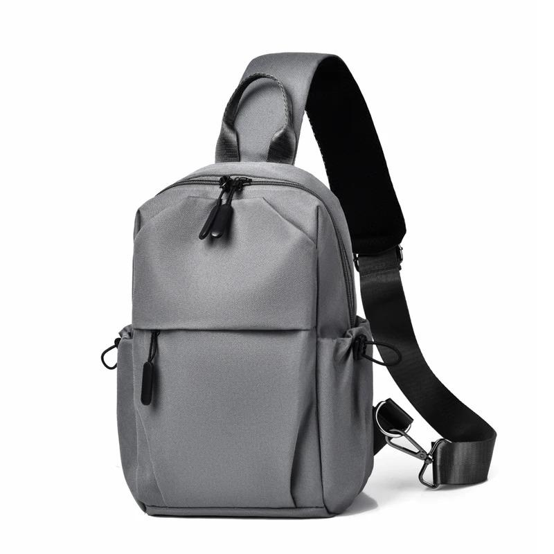 Men Casual And Versatile Waist Packs Trendy Street New Messenger Bag Men Sports Chest Bag  Large Capacity Diagonal Shoulder Bag