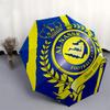 Al Nassr FC, Football Club- Automatic Opening and Closing, 8-rib Structure Portable Umbrella, Suitable for Men and Women in All Seasons - Pe