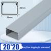 Aluminum Square Wire Trunking with Concealed Metal Clip Cover