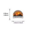 50pcs Singapore Landmark Cartoon Waterproof Stickers for Luggage and Stationery