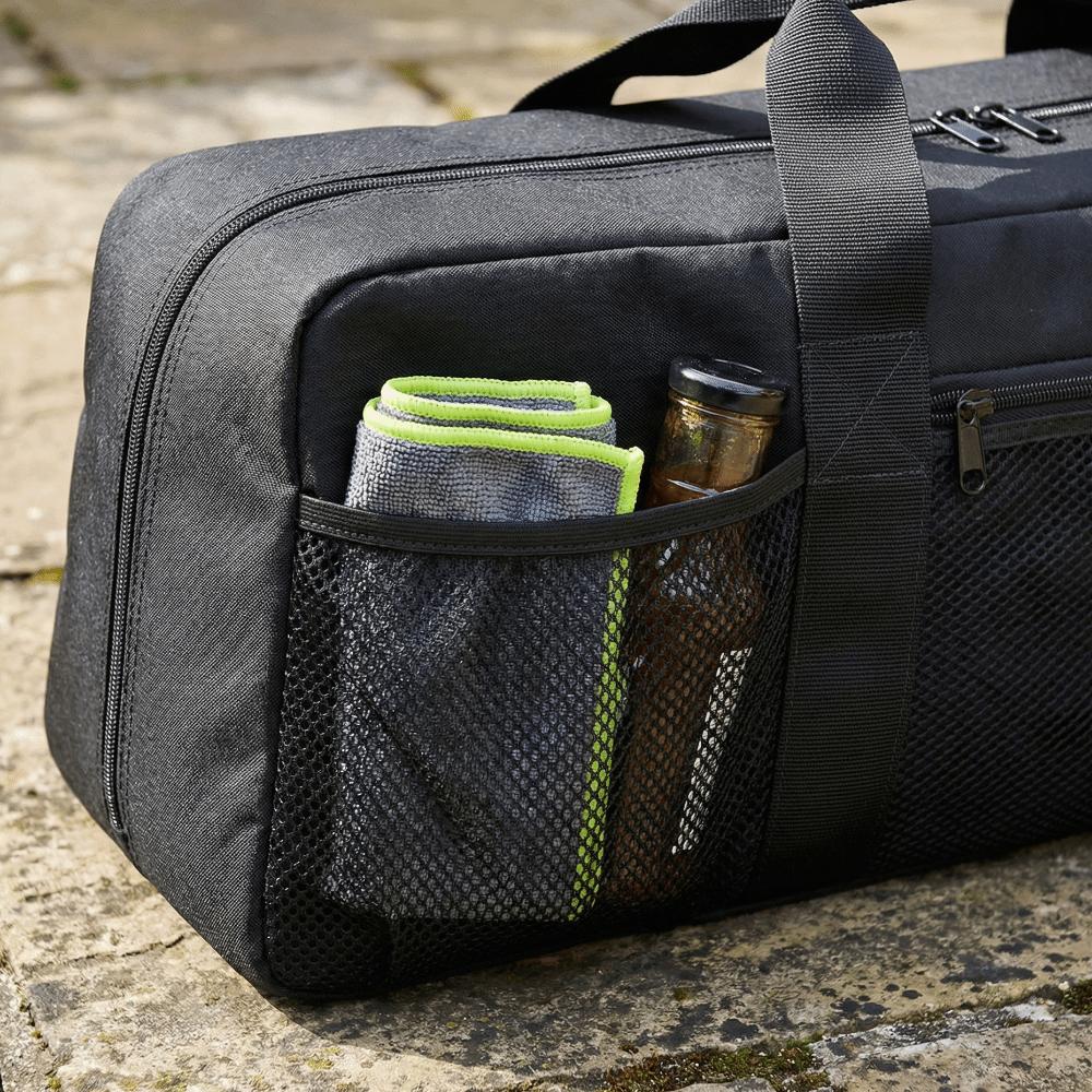 Large Capacity Grill Tool Storage Bag Multiple Compartments Waterproof Grill Tool Organizer Oxford Cloth Thickened