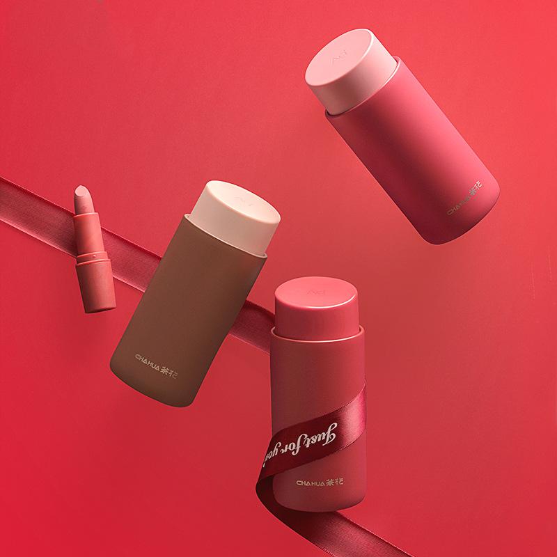 Mini Lippenstift Thermos Tasse Weibliche Tragbare Persönlichkeit Trend 316 Edelstahl Wasser Tasse Mund Tasse Warme Tasse Tasse