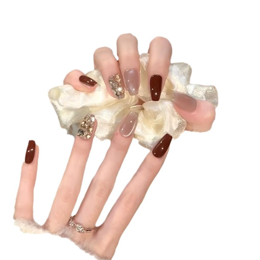 Pure Handmade Phototherapy Wearer Armor Goddess Coming Finished Product Reusable Nail Art Patch