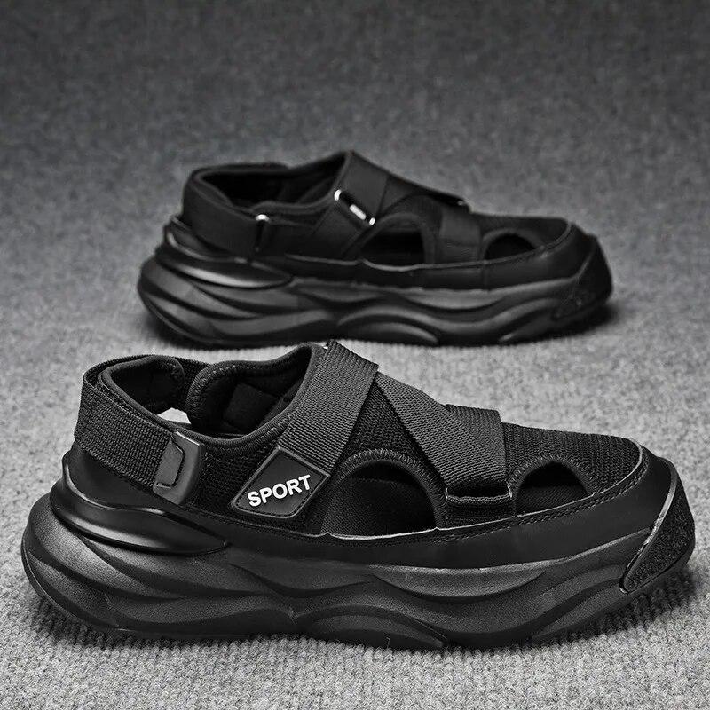Men Sandals Summer Leisure Beach Holiday Sandals Men Shoes  New Outdoor Sneakers Male Retro Comfortable Casual Sandals Men
