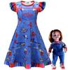 Play Cosplay Childs Costume Dress Pajama Set Halloween Party Home Fashion Wear
