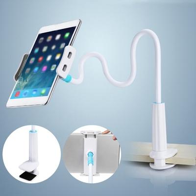 Tablet Long Arm Stand Car Desktop Bed Clamp Holder For iPad iPhone Mini Tablet