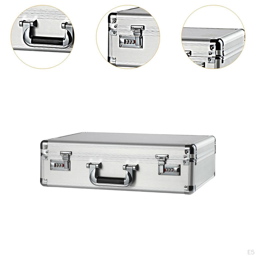 Tragbarer Aufbewahrungskoffer mit Kombinationsschloss Stoßfest Mehrzweug-Werkzeugkasten