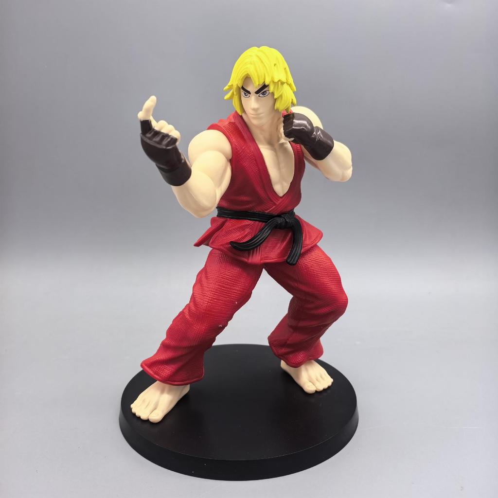 Ryu Ken White Desktop Figurine - The King of Fighters & Street Fighter Series