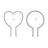 4 Pieces Garden Trellis Rust Free Vine Plant Metal Support Wire Plants Climbing Holder Rack for Garden Stem Stalks Vines
